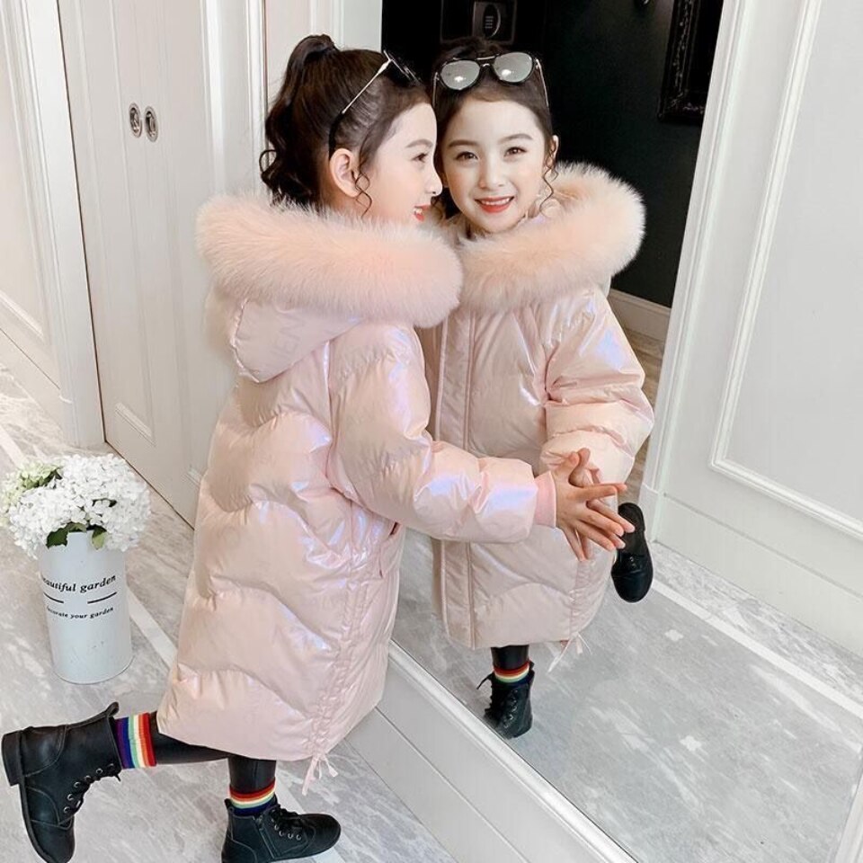 2 farben freundlicher Mädchen Parkas Herbst Winter Mäntel Für 4-12 freundlicher Baby warm Mit Kapuze Oberbekleidung Mantel Mädchen Kleidung freundlicher Unten Parkas