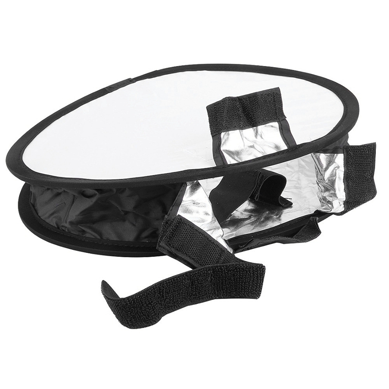 30 Cm Universele Ronde Stijl Flash Diffuser Opvouwbare Softbox Speedlight Softbox Zonder Flash Licht Gat