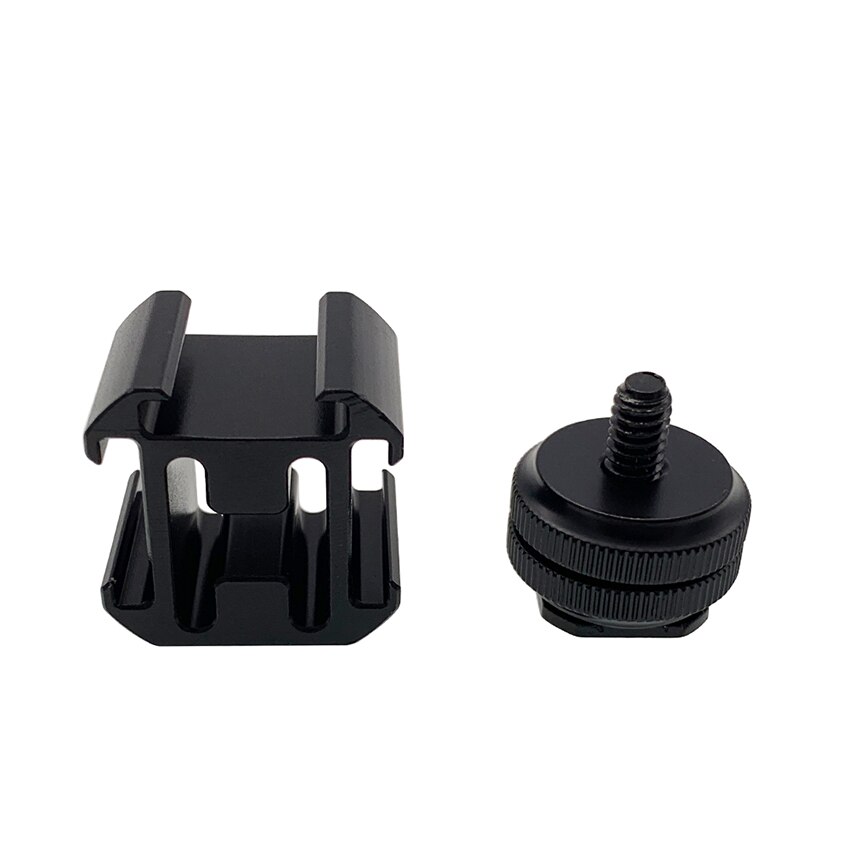 3-seite Kamera Schuh montieren Adapter auf 1/4 &quot;, Kamera Schuh Halterung für Blitz Licht, LED Video Licht, Mikrofon, Monitor