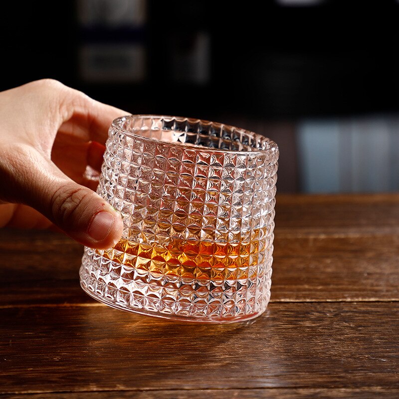 160ml Whisky Beer Glass Cup Wide Belly Whiskey Glass Drinking Tumbler Cocktail Wine Glass Whisky Brandy Cups