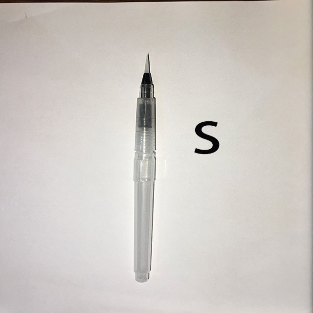 Pensel vann pensel penn akvarell markør penn for solid akvarell maling pensel penn sett kunst rekvisita tegneverktøy: S