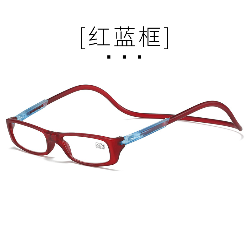 Presbyopie Brille Presbyopie Schutzbrille Stein Mann Spiegel Transparent Acetat Drehbare Auge Starke Magnetische: Kakifarbig / +150