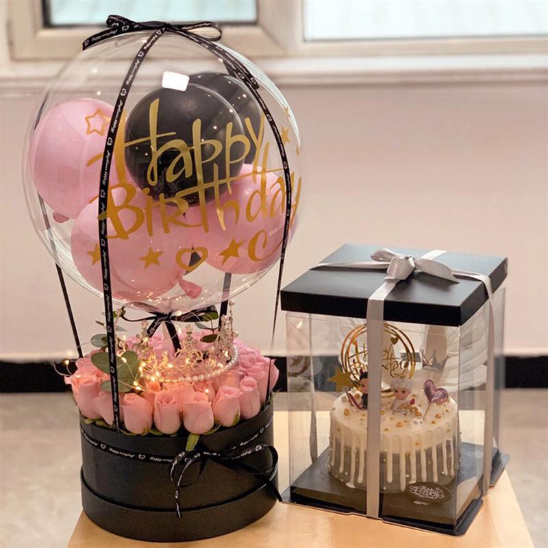 4Pcs Cake Verpakking Cake Container Transparantie Cake Box Cake Wrapping Doos