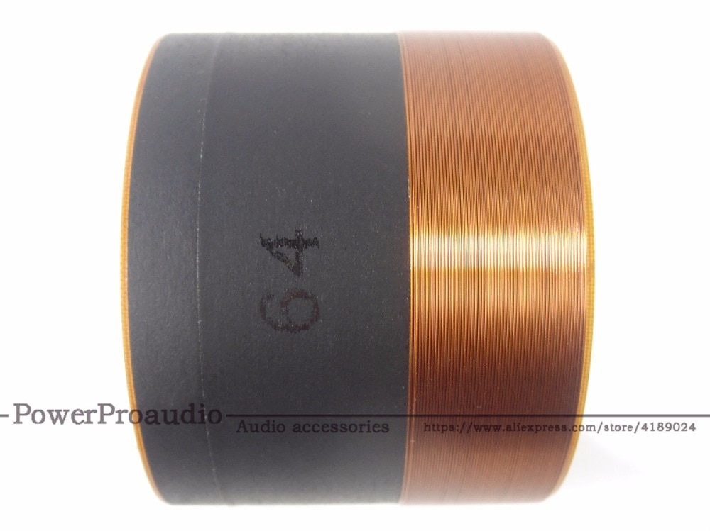 2 stücke/1 paar 64mm Bass schwingspule SubWoofer 8Ohm Für 12 "15" zoll Lautsprecher repairss DIY