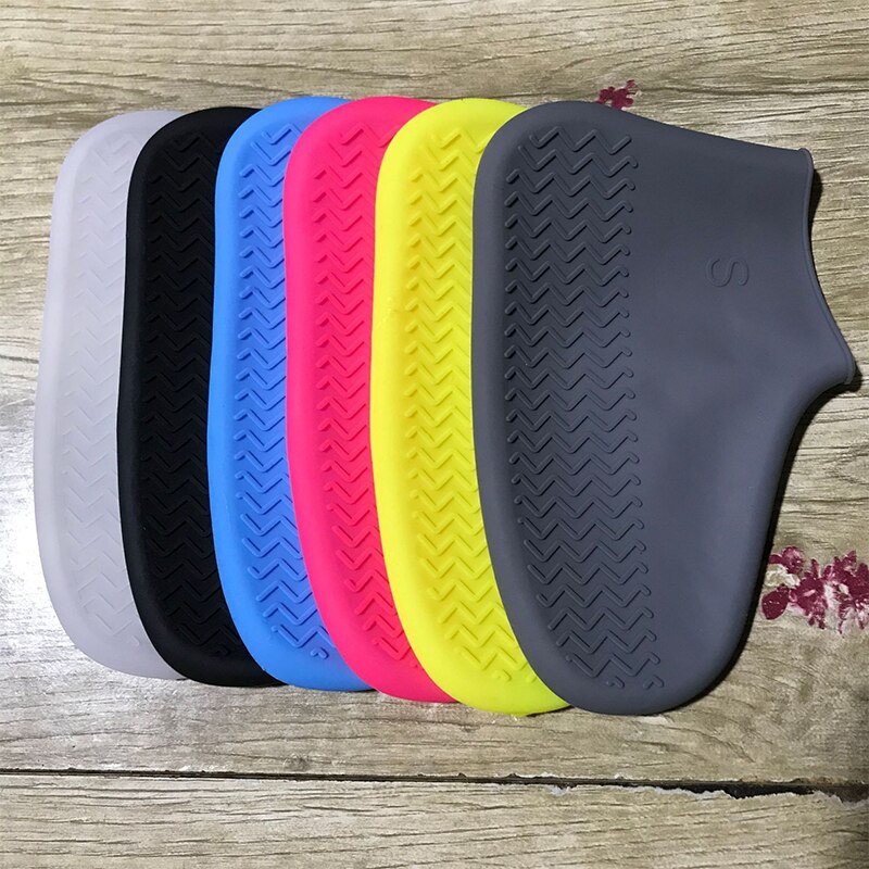 Wasserdichte Schuh Abdeckung Silikon Material unisex Schuhe Protektoren Regen Stiefel für drinnen draussen Regnerischen Tage Mehrweg