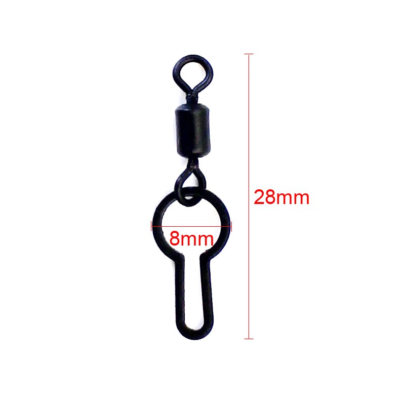20 stk karpefiskeri tilbehør micro pva mesh taske clips til agn boilies taske stik clips bøjle spænde til karpe feeder grej