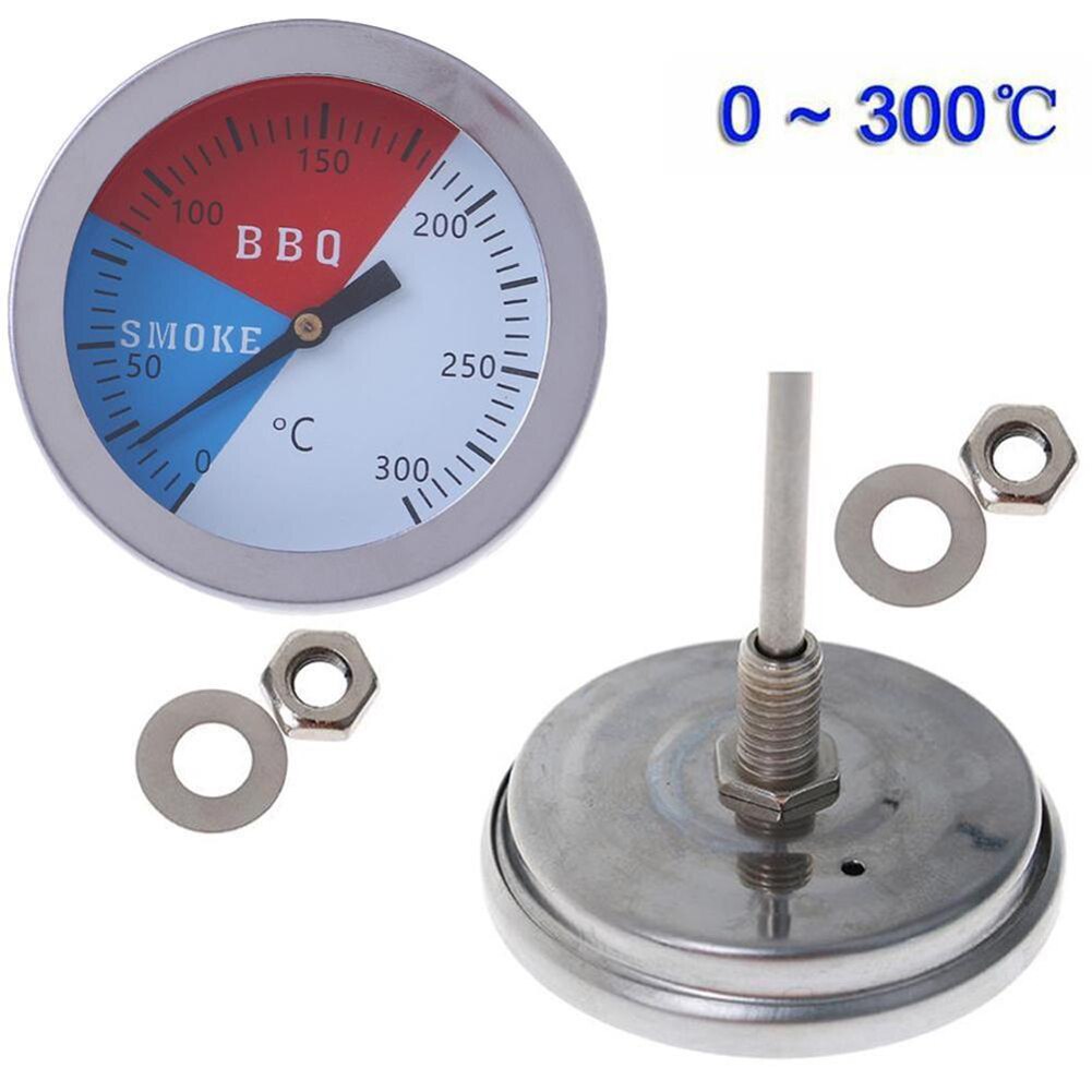 0-300 ℃ Rvs Barbecue Bbq Roker Grill Thermometer Temperatuur Pointer Celsius Thuis Keuken Thermometers Accessoires