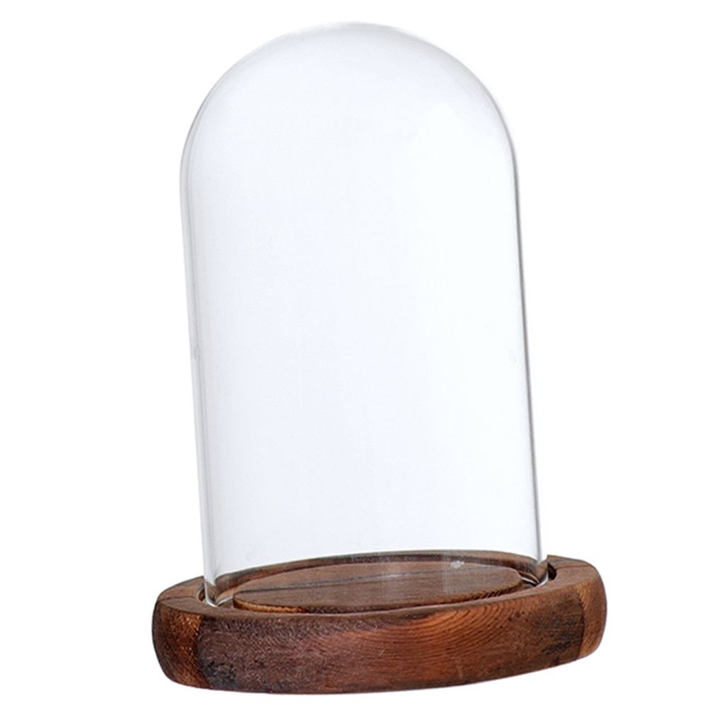 Klart glas lock landskap vas terrarium behållare blomhållare kupol för jul bröllop heminredning
