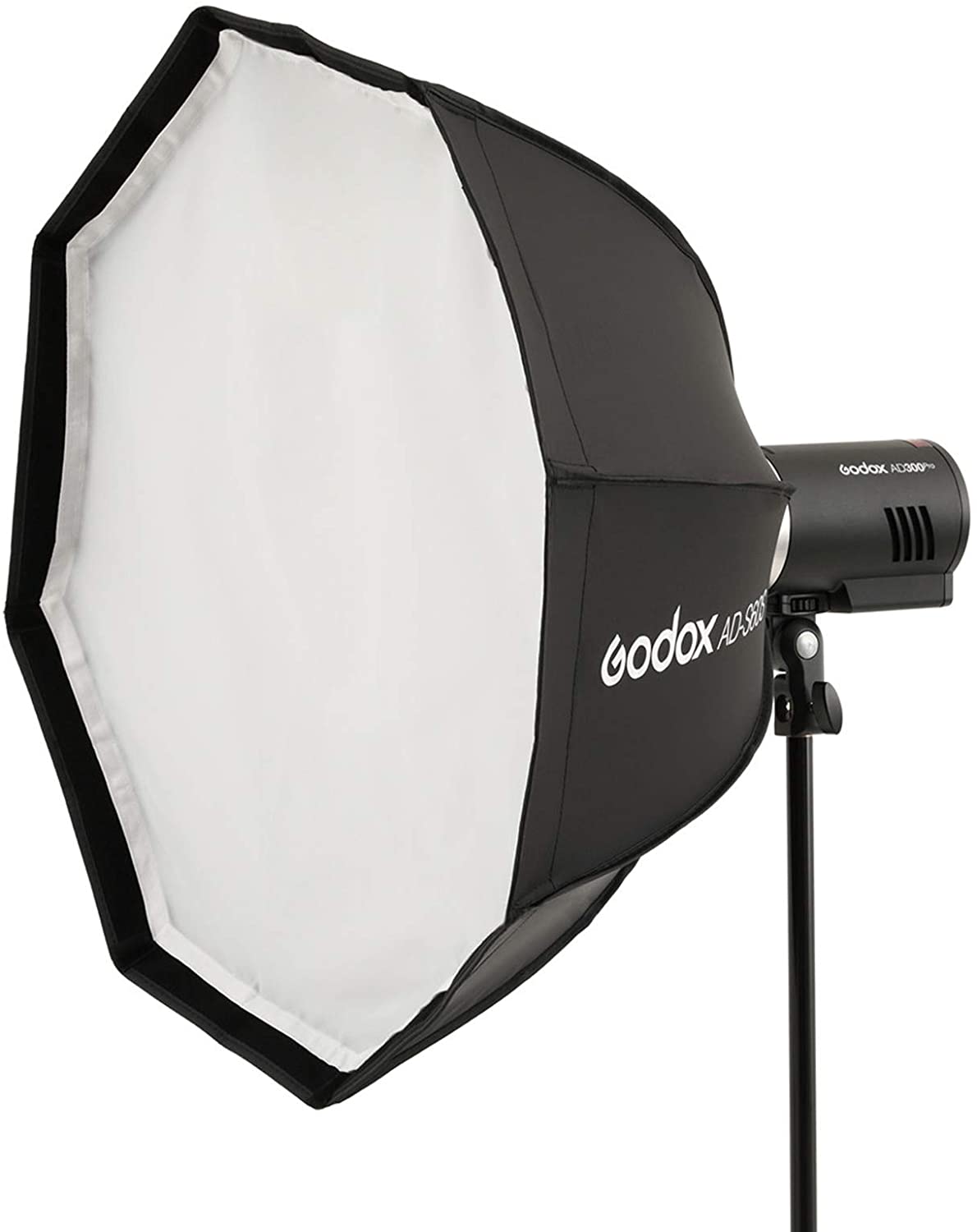 Godox AD-S60S ADS60S Umbrella Style 60cm Quick Fold Silver SoftBox with Grid Godox Mount for AD400Pro, AD300Pro, LED ML60