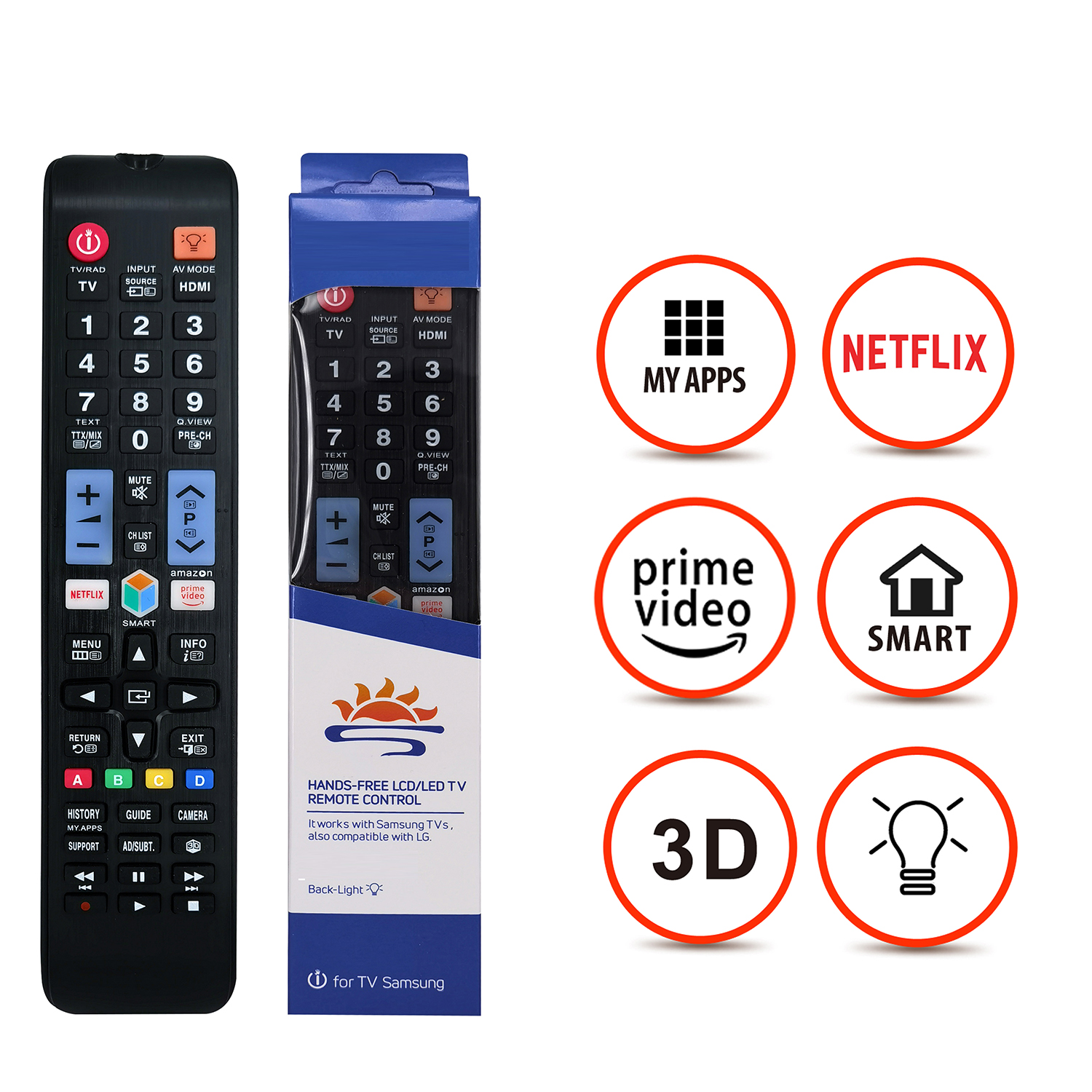 Universal Smart Remote Control Controller For Samsung UE40D7000 UE40D8000 UE46D8000YS UA55D7000LM UA55D8000YM PS64D8000FM: D1078V