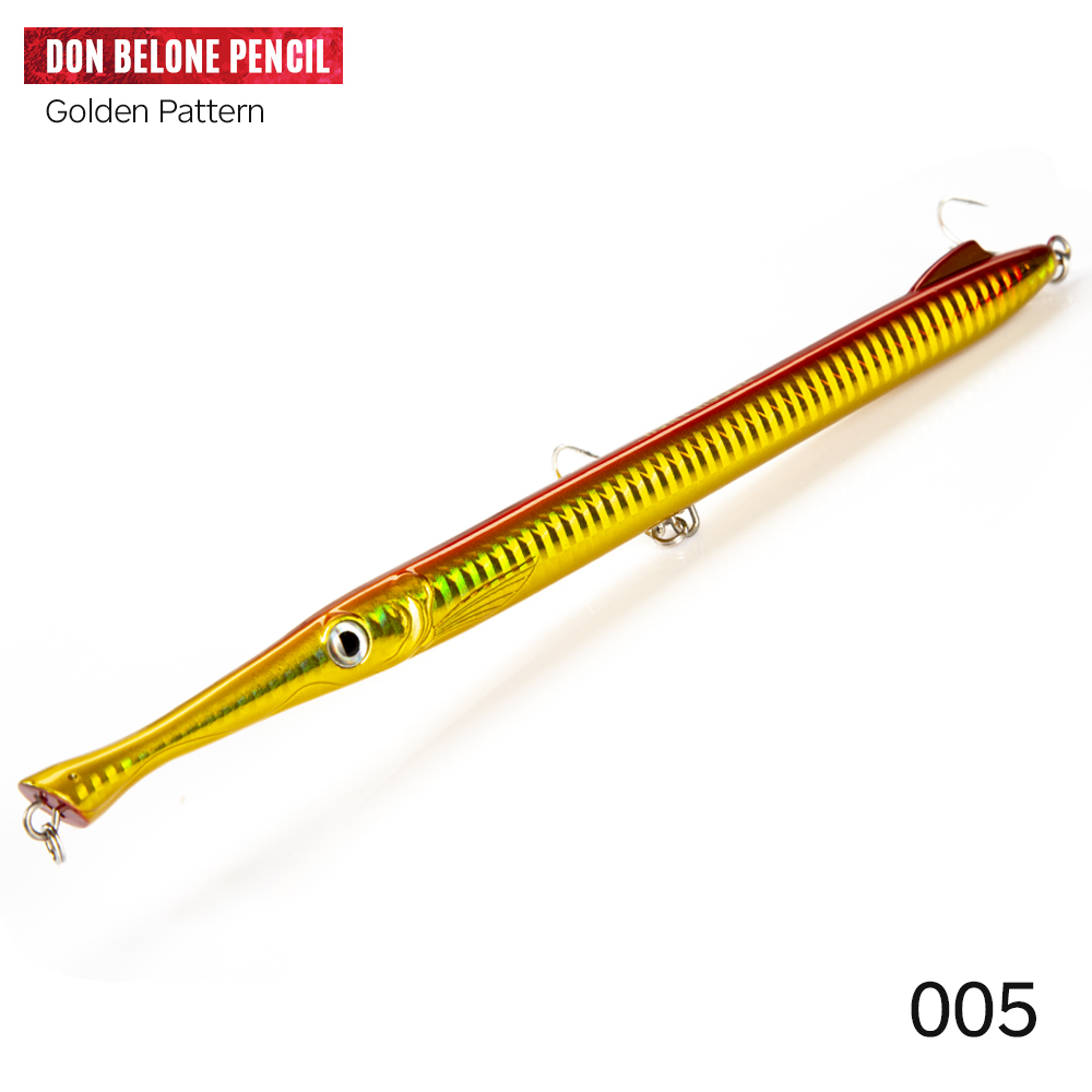 Hunthouse Nicht Belone Bleistift Angeln Locken Lange Gießen 225mm 27g 23g Stickbaits Pesca Für Angeln Thunfisch Meer Bass Leerfish: 005 / Untergang