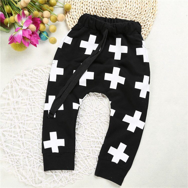 Baby Pants Baby Boys Pants Harem Pants For Girls Cross Star Children Boy Toddler Child Trousers Baby Clothes