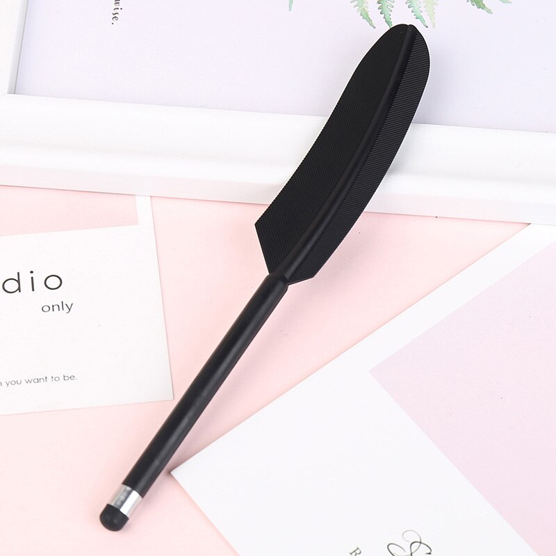 1PC Feather Capacitor Pen for iPad Tablet Phone Stylus Condenser Stylus For iPhone 6s 7 8 XS Max