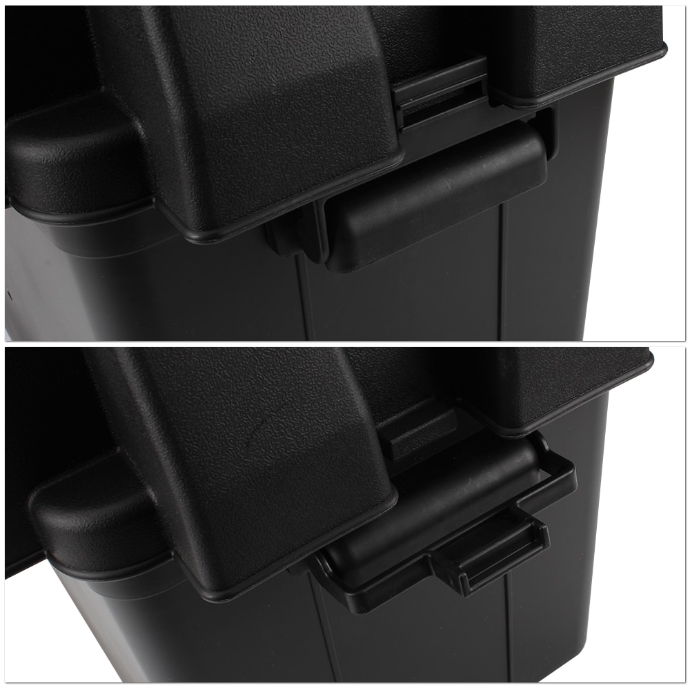 Multifuctional Machine 12V Battery Box Double USB Car Charger with LED Voltmeter Car Cigarette Lighter for Truck Boat Trailer RV