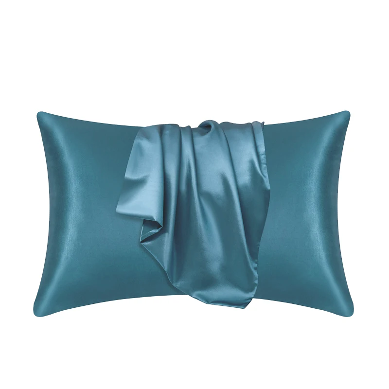 Kussensloop 100%  zijden kussenslopen zijdezachte satijnen kussensloop voor een mooi kussen, comfortabele kussensloop voor woondecoratie: Ander / Wit