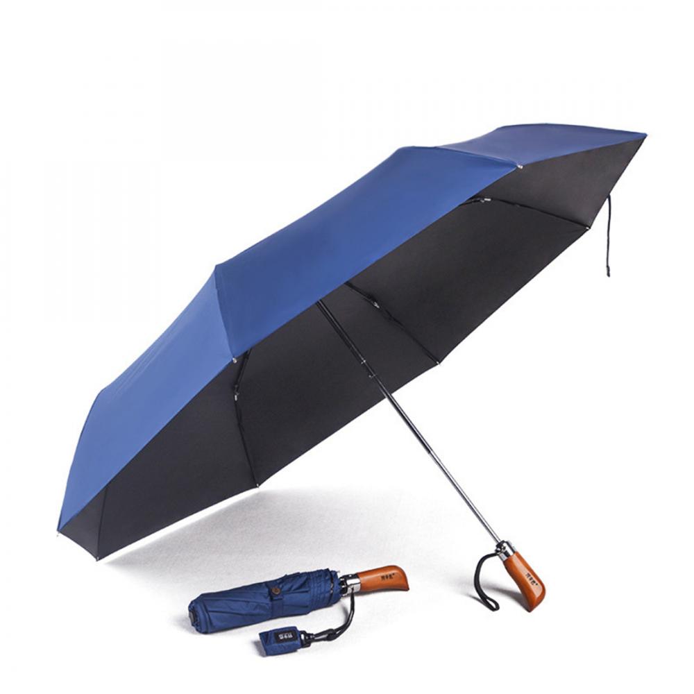 GISPOG Automatische opvouwbare paraplu, teckel cartoon hond waterdichte compacte zon en regen reizen paraplu's, 1 kleur, Eén maat
