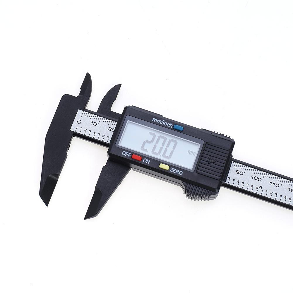 150Mm 6 Inch Lcd Digitale Koolstofvezel Schuifmaat Meten Elektronische Schuifmaat Gauge Micrometer Meten