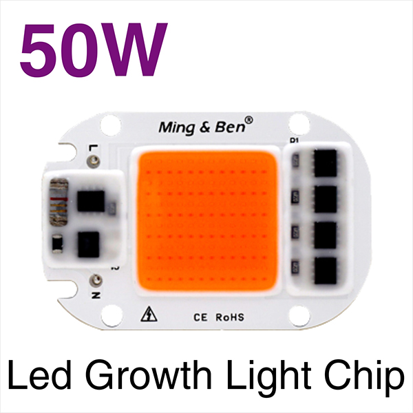 Volledige Spectrum LED COB Chip Voor Groeien Plant-Light 220V 110V 20W 30W 50W Phyto lamp Voor Indoor Plant Zaailing Groeien en Bloem: 50W Full Spectrum / 110V