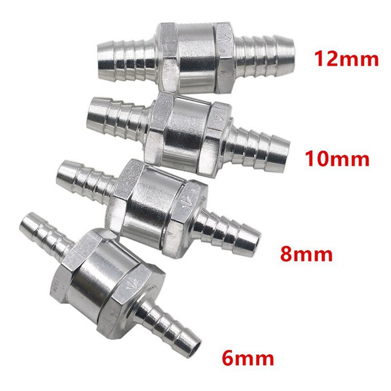 Aluminum Fuel Check Valve for Fuel System (Petrol, Crude oil) Stepped Joint Fuel One-Way Check Valve