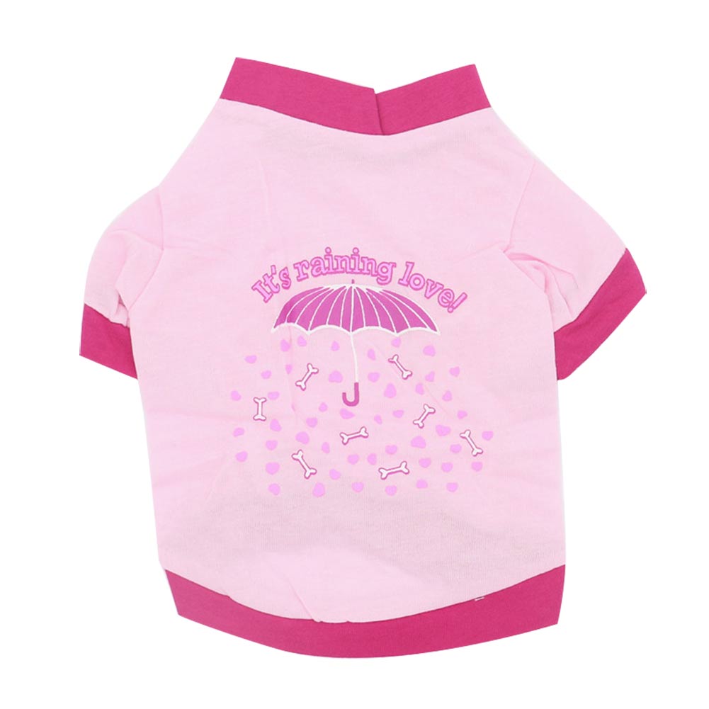 Lente Herfst Hond Kleding Katoen Huisdier Hoodie Kleding Voor Kleine Honden Bulldog Warme Hond Jas Jas Puppy Honden Kostuum Tb: Roze / M
