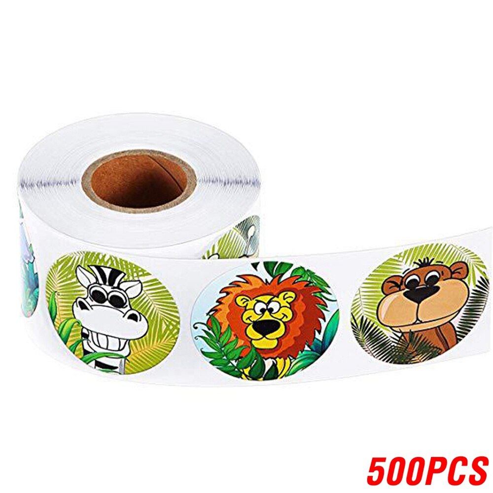 100-500pcs Encouragement Sticker Reward Stickers Roll For Kids Motivational Stickers With Cute Animals For Students Teachers: 128-500pcs