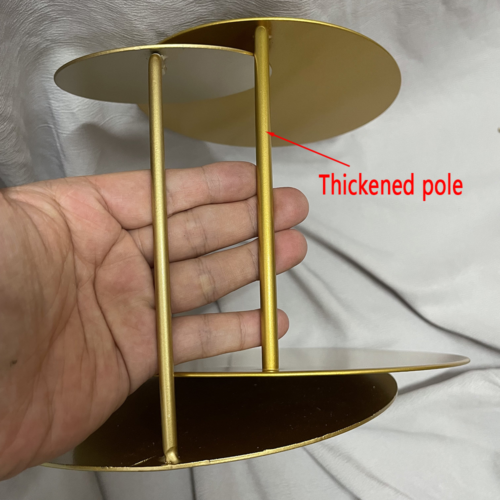 Metal Wedding Birthday Tier Cake Stand Floating Cake Separator Small Cute Party Cake Display Stand