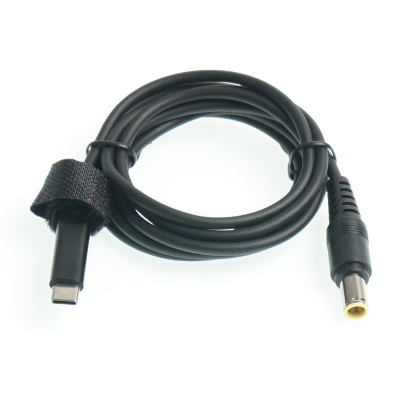 USB-C a Lenovo, 7,9x5,5mm x 0,9mm, Cable de carga redondo PD, cable de carga