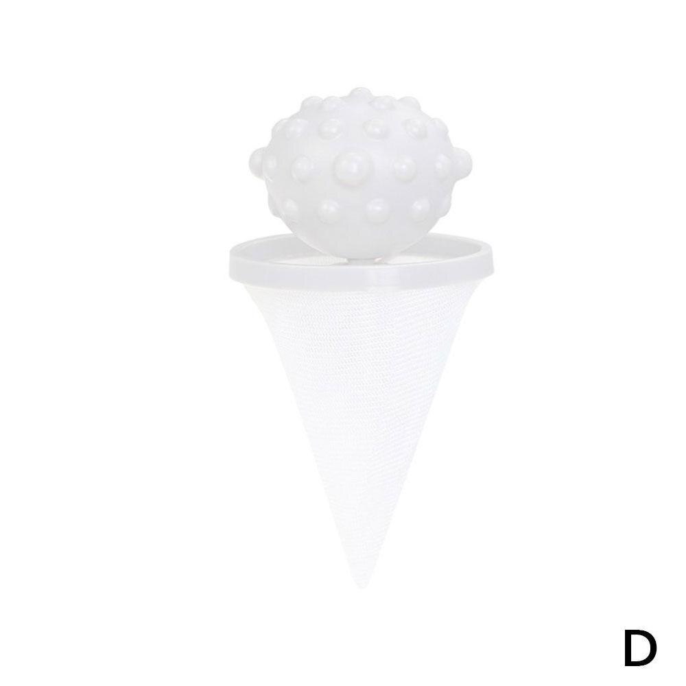 Floating Style Laundry Artifact Laundry Ball Flower Shape Mesh Bag Floating Lint Hair Catcher Dirt Catch Washing Machine: D