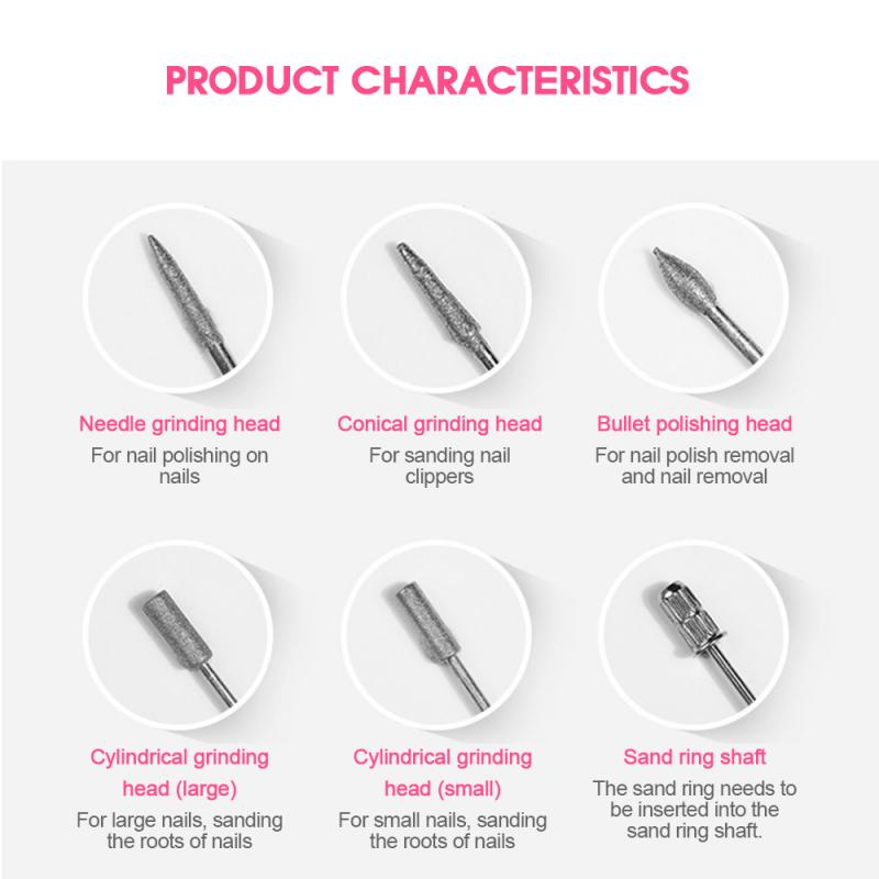 Electric Manicure Set Pedicure Pen Sanding Polishing Grinding Manicure Polisher Manicure Tool Nail Trimming Kit