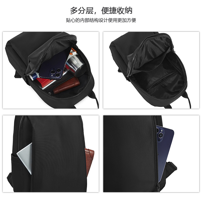 Mini-Rucksack für Männer, modischer und Trend iger lässiger kleiner Rucksack, leichte und wasserdichte Mini-Reisetasche aus Oxford-Stoff