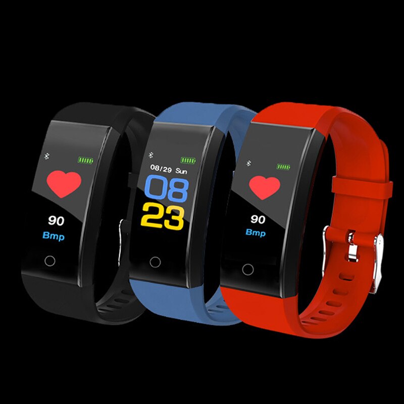 Voor 115 Plus Smart Horloge Bluetooth Sport Horloges Gezondheid Smart Polsband Hartslag Fitness Stappenteller Armband Horloge
