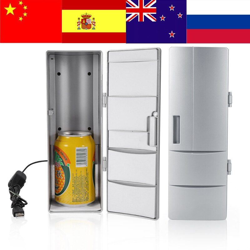 Glacière de voyage pour réfrigérateur | Mini appareil USB pour congélateur canette boisson bière refroidisseur voyage bureau