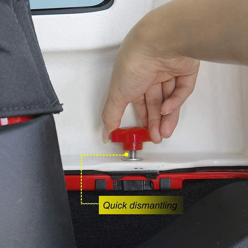 Non Locking Fuel Filler Gas Cap with Tether with Hardtop Thumb Screws Quick Removal Bolts with 6 Tie Down Anchors