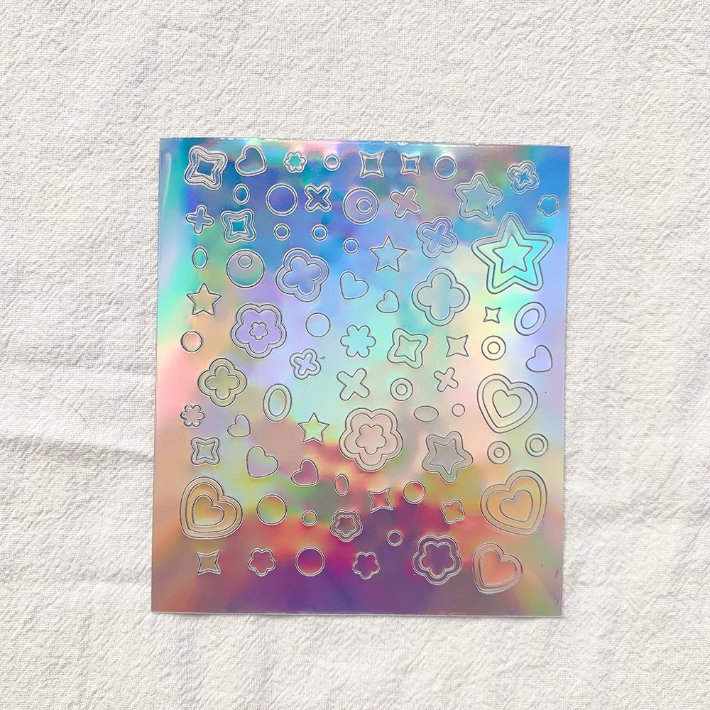 Glitter Alphabet Sticker Korean Aesthetic Sticker For K-pop Toploader Decor DIY Scrapbooking Journal Diary Supplies Stationery: 16