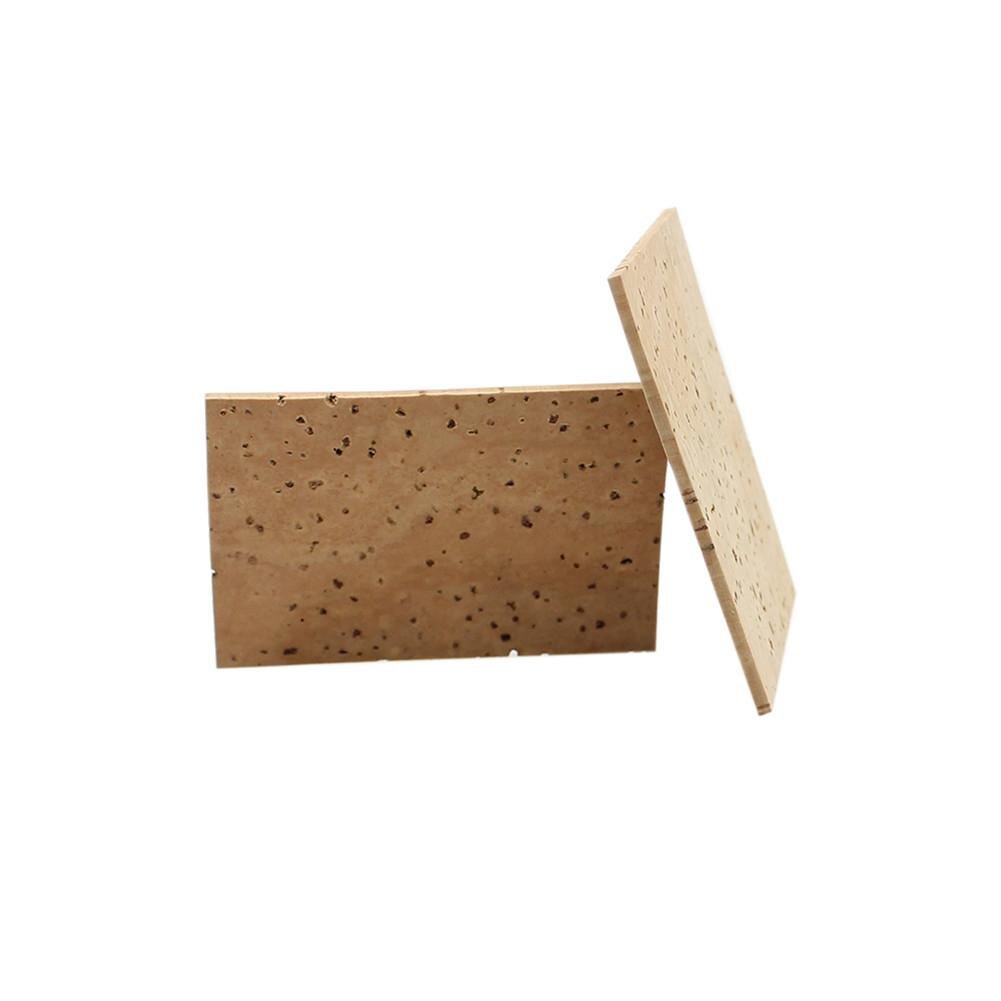 2Pcs Natuurlijke Sax Neck Cork Sheet Voor Sopraan/Tenor/Altsaxofoon Onderdelen Muziekinstrument Accessoires: Default Title