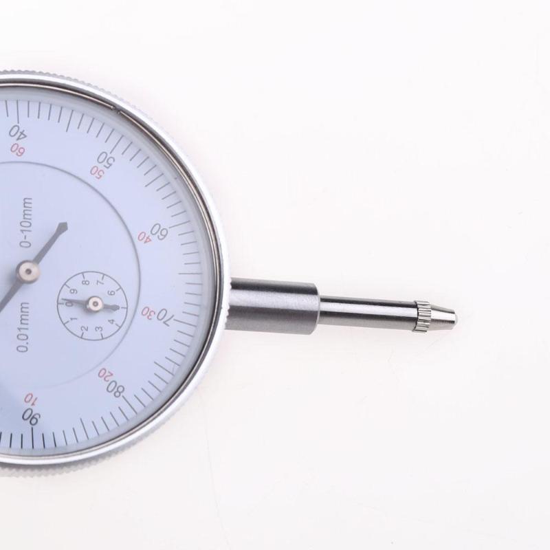Herramienta de precisión, instrumento de medición de precisión de 0,01mm, indicador de Dial de precisión, medidor de 0-10mm, indicador de resolución preciso de 0,01mm
