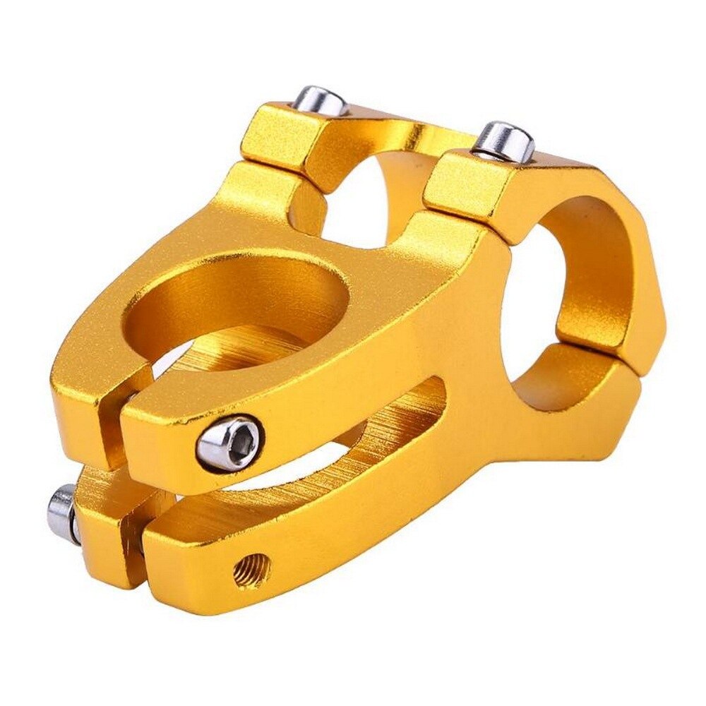 31.8mm mtb cykelstyre power aluminiumlegering cykelstam stigare ratt kort styrstam cykeldelar tillbehör: Gul