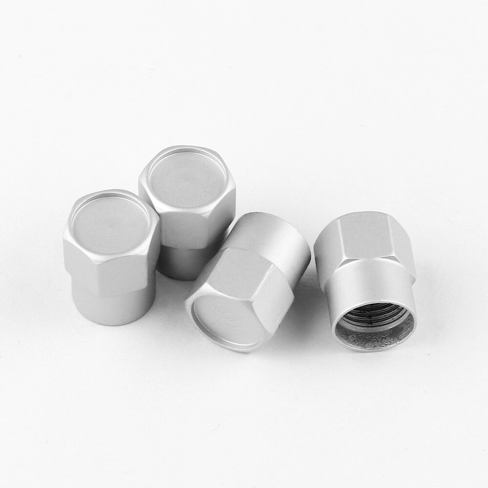 4 Stuks Auto Wiel Band Ventieldopjes Cover Voor Mitsubishi Lance Ex Outlander Asx Concurrentie Ralliart Auto Exterieur Accessoires: Zilver