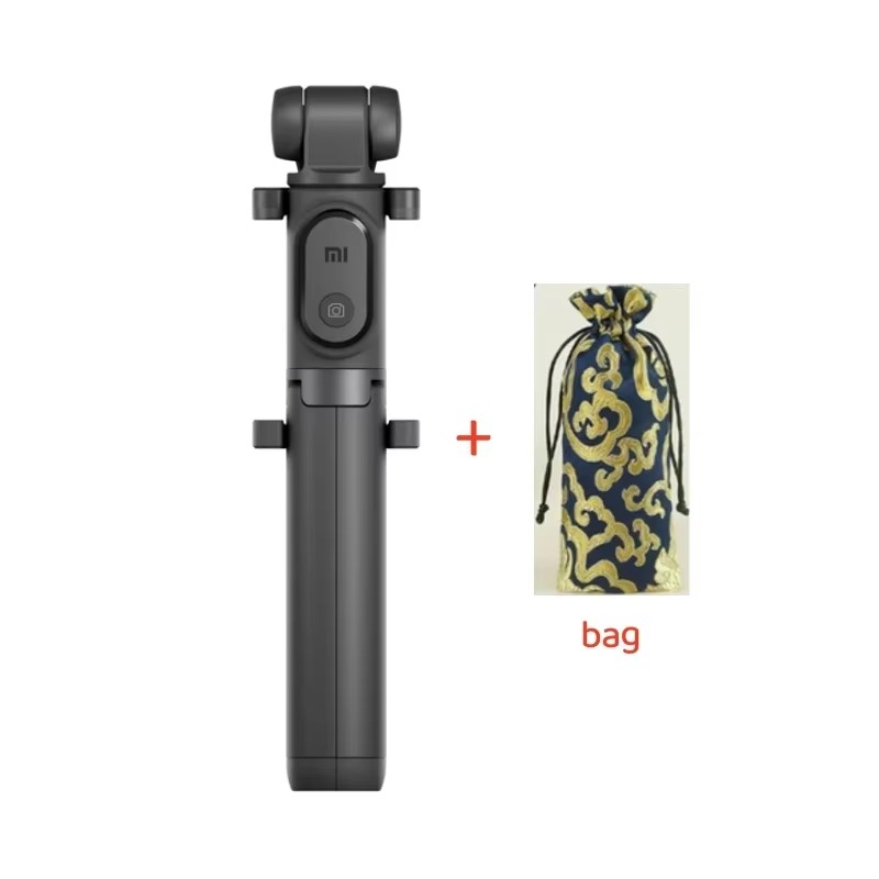 Xiaomi – trépied pliable, perche à Selfie, compatible Bluetooth, obturateur à distance sans fil, perche à Selfie portable pour appareil iPhone Android: Black