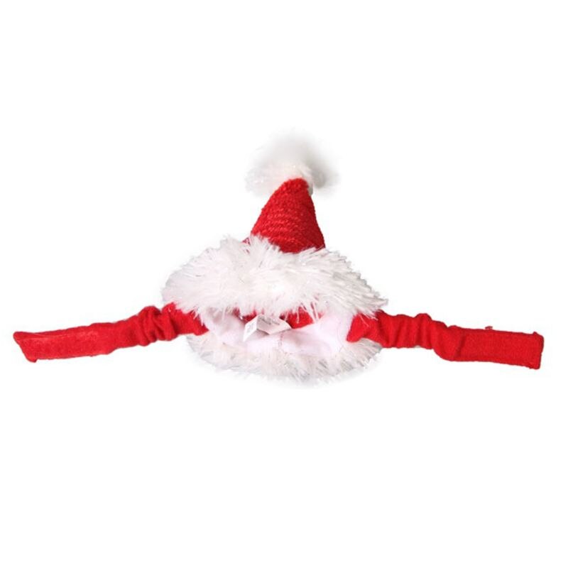 Cute Adjustable Christmas Hat with Elastic Band for guinea pig Rabbits Hamster