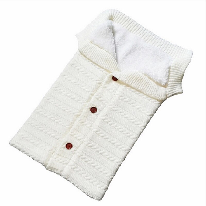 Pasgeboren Baby Deken Winter Warme Slaapzakken Zachte Inbakeren Wandelwagen Wrap Deken Voor Baby Baby Kid Kinderen Couverture Bébé: 4