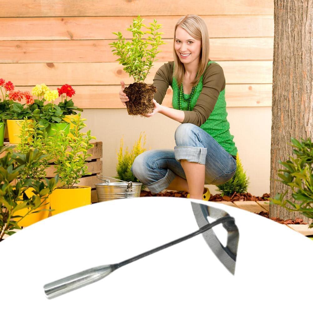 Zappa cava in acciaio più spesso palmare diserbo rastrello piantare orto attrezzi da giardino accessori per diserbo strumento agricolo
