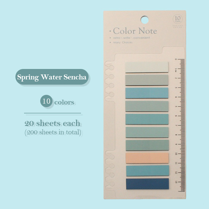 200-2000 feuilles Index Transparent bloc-notes créatifs bureau école papeterie autocollants auto-adhésifs postés bloc-notes collants: Gris clair