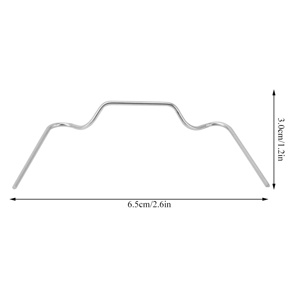 50pcs Greenhouse Glazing Clips Greenhouse Buckle Thick Greenhouse Glazing Clips Tool "W" Spring Buckle Greenhouse Equipment