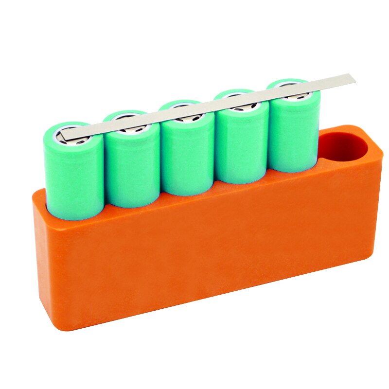 18650 spot welding battery pack fixture 6 section plastic spot welding battery fixed fixture parallel spot welding