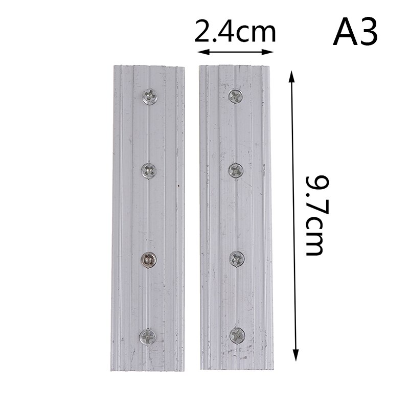 2 kpl verhokiskon liitin splicer alumiiniseos verholiitin: C