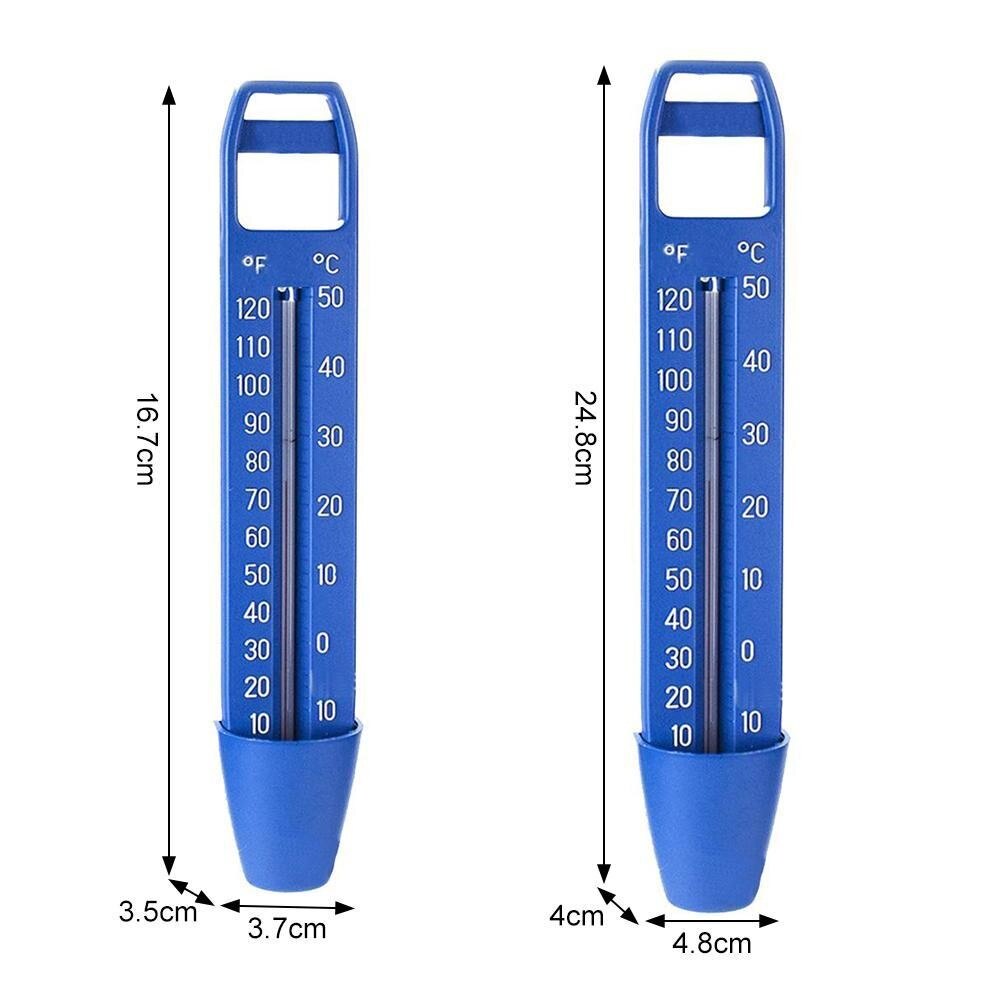 Termómetro portátil ABS para piscina, medidor de temperatura del agua, multifuncional, tallas S/M, V7J6, 1 Uds.