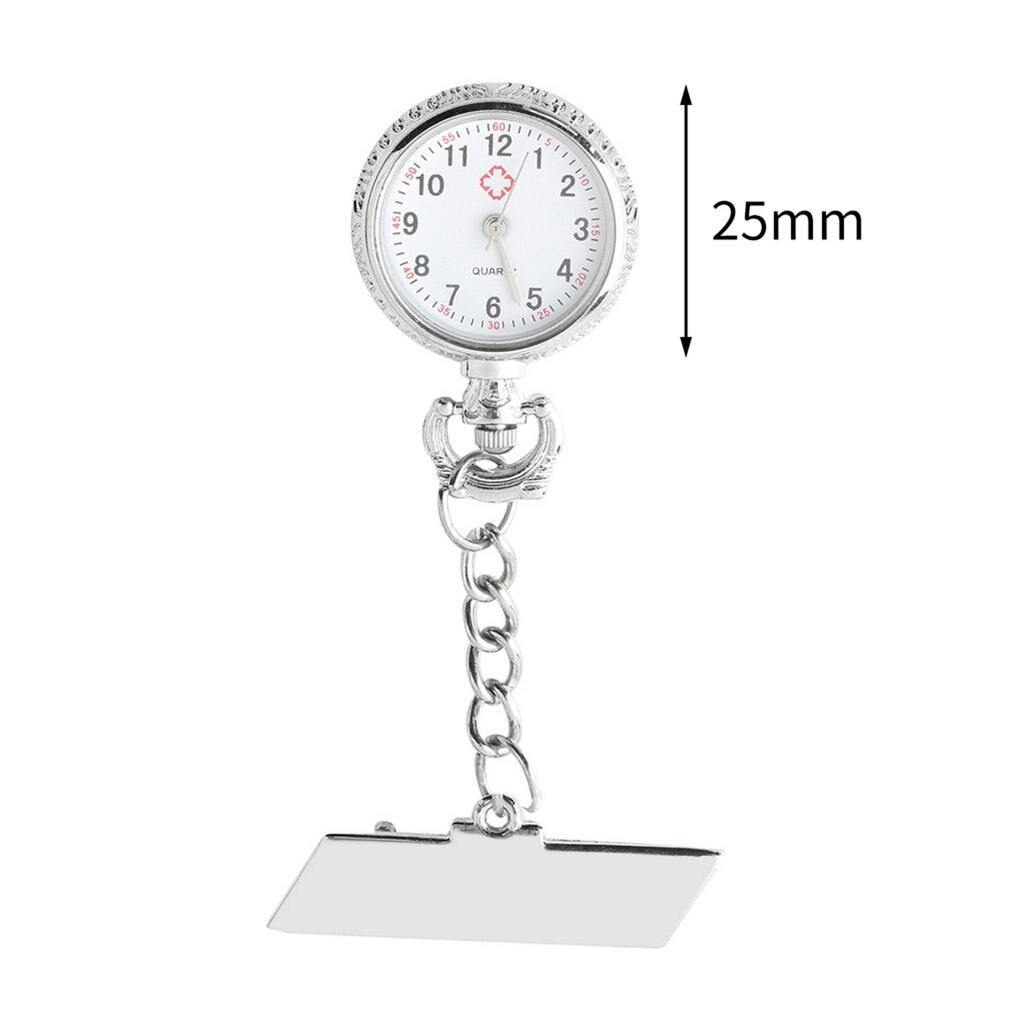 Stylish Stainless Steel Nurse Nurse Watch Pocket Watch Dial Quartz Nurse Watch Chest Table