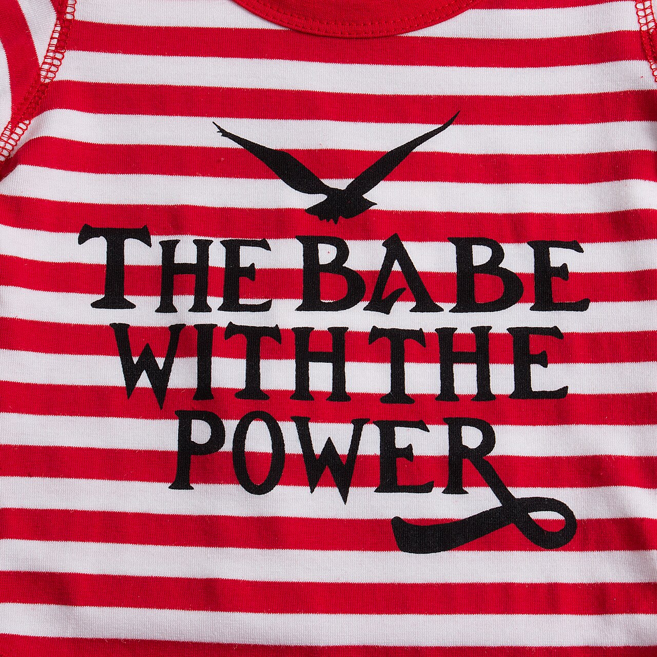 Striped Letter Infant Baby Boy Cotton Bodysuit the baby with the power Short Sleeve Bodysuit Clothes Outfits