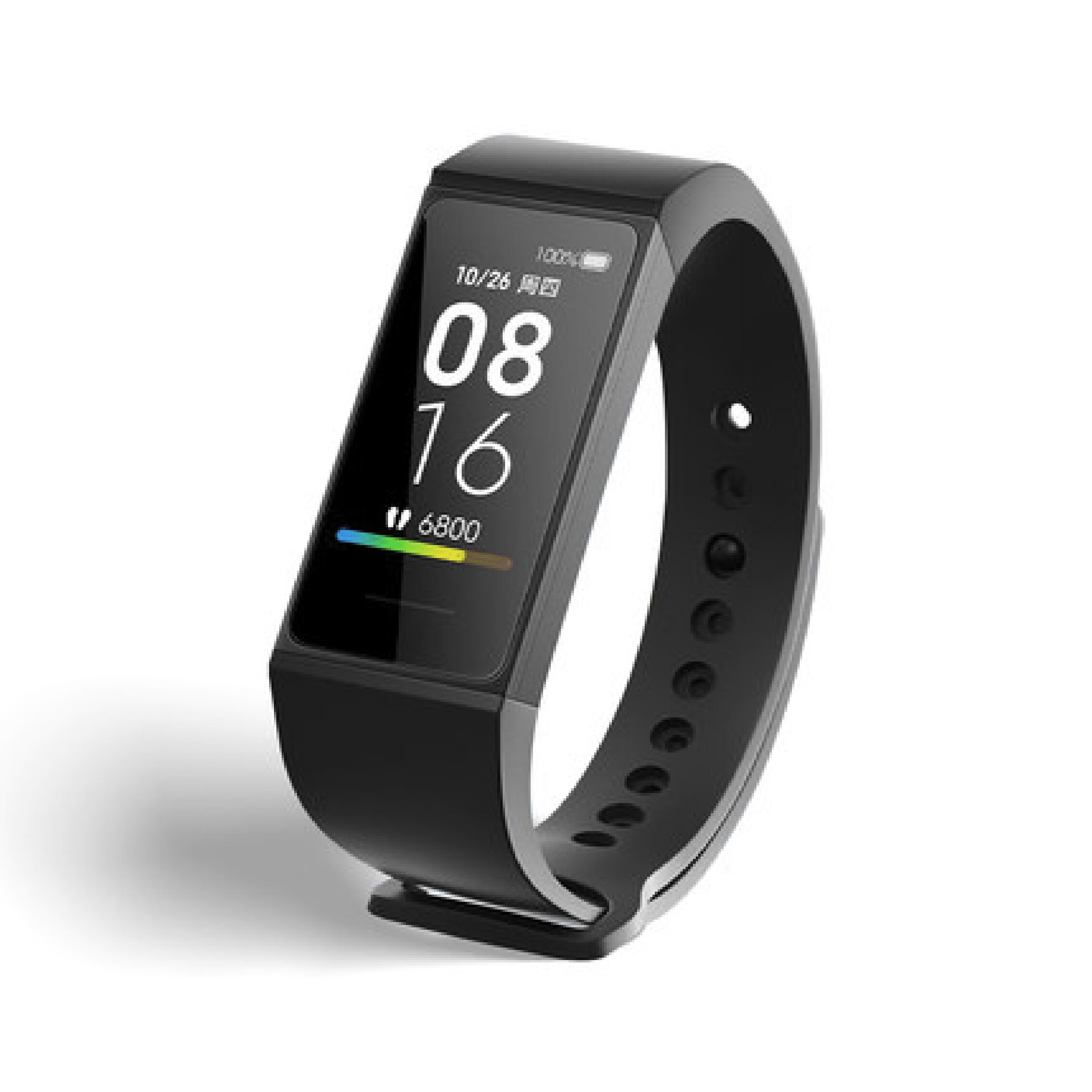 I lager xiaomi redmi band 4 armband 5 hjärtfrekvens fitness sport tracker vattentätt armband touch stor smart färgskärm: Svart skepp  in 48h